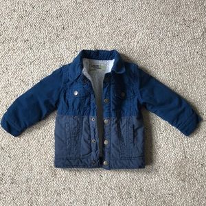 Oshkosh blue boys spring coat 18m
